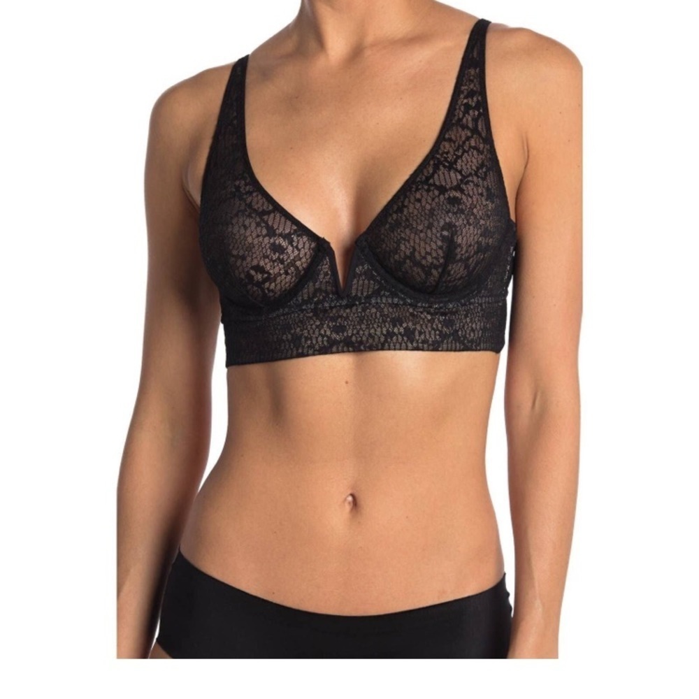 Free people oh scuba bralette in black